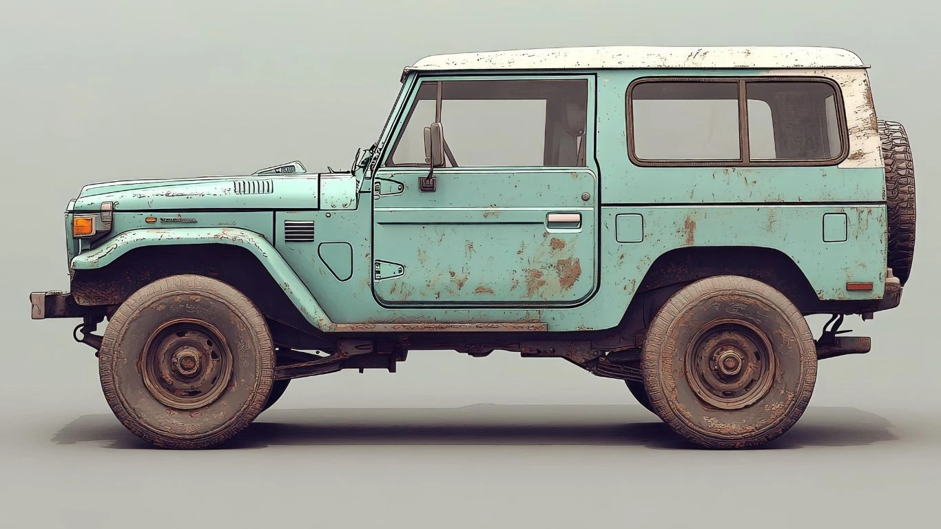 Old Toyota: Toyota Land Cruiser BJ 1950